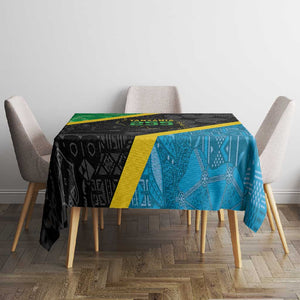 Tanzania 255 Tablecloth African Mix Pattern Flag Motif - African Pride