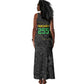Tanzania 255 Tank Maxi Dress African Mix Pattern Flag Motif - African Pride