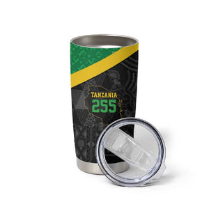 Tanzania 255 Tumbler Cup African Mix Pattern Flag Motif - African Pride
