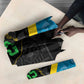 Tanzania 255 Umbrella African Mix Pattern Flag Motif