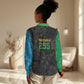 Tanzania 255 Women Casual Shirt African Mix Pattern Flag Motif - African Pride