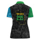 Tanzania 255 Women Polo Shirt African Mix Pattern Flag Motif - African Pride