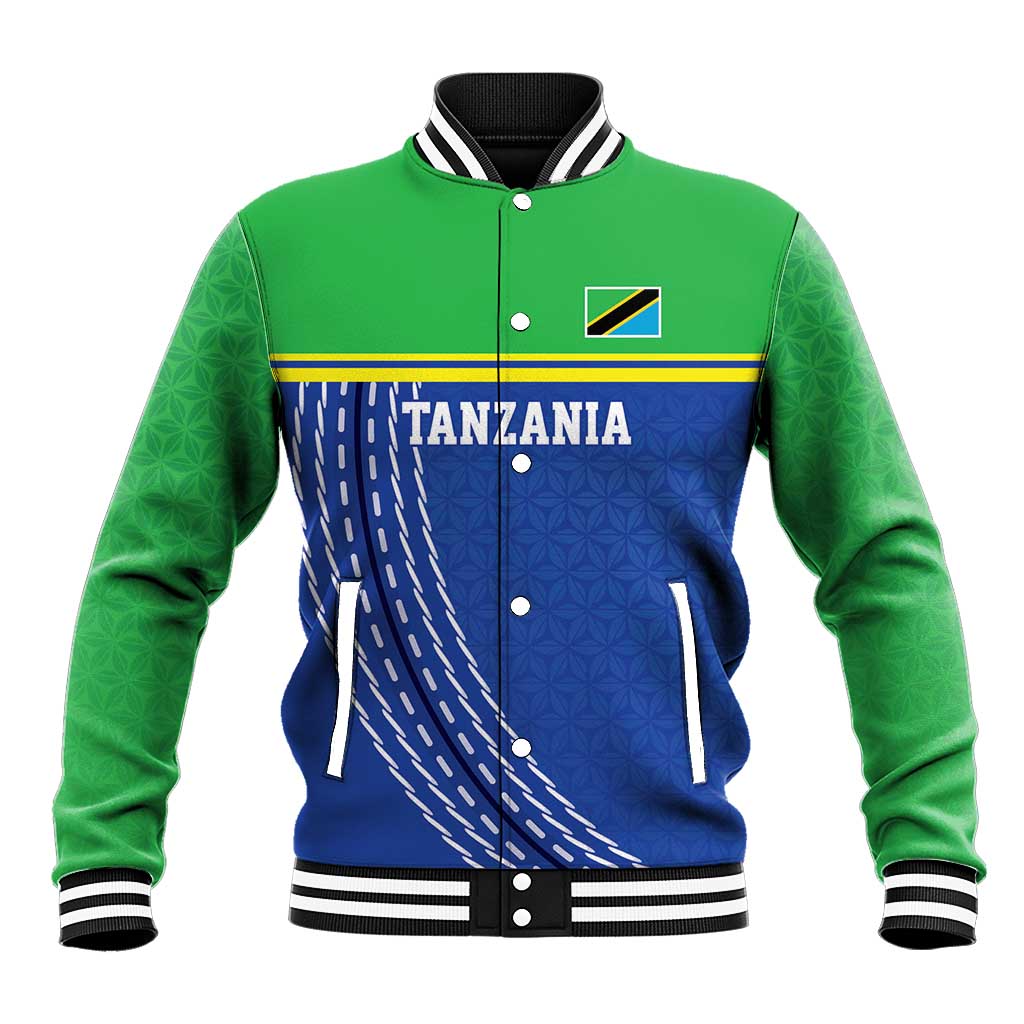 Custom Cicket African Tanzania Baseball Jacket The Cows Tanzania Pattern - African Pride