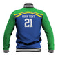 Custom Cicket African Tanzania Baseball Jacket The Cows Tanzania Pattern - African Pride