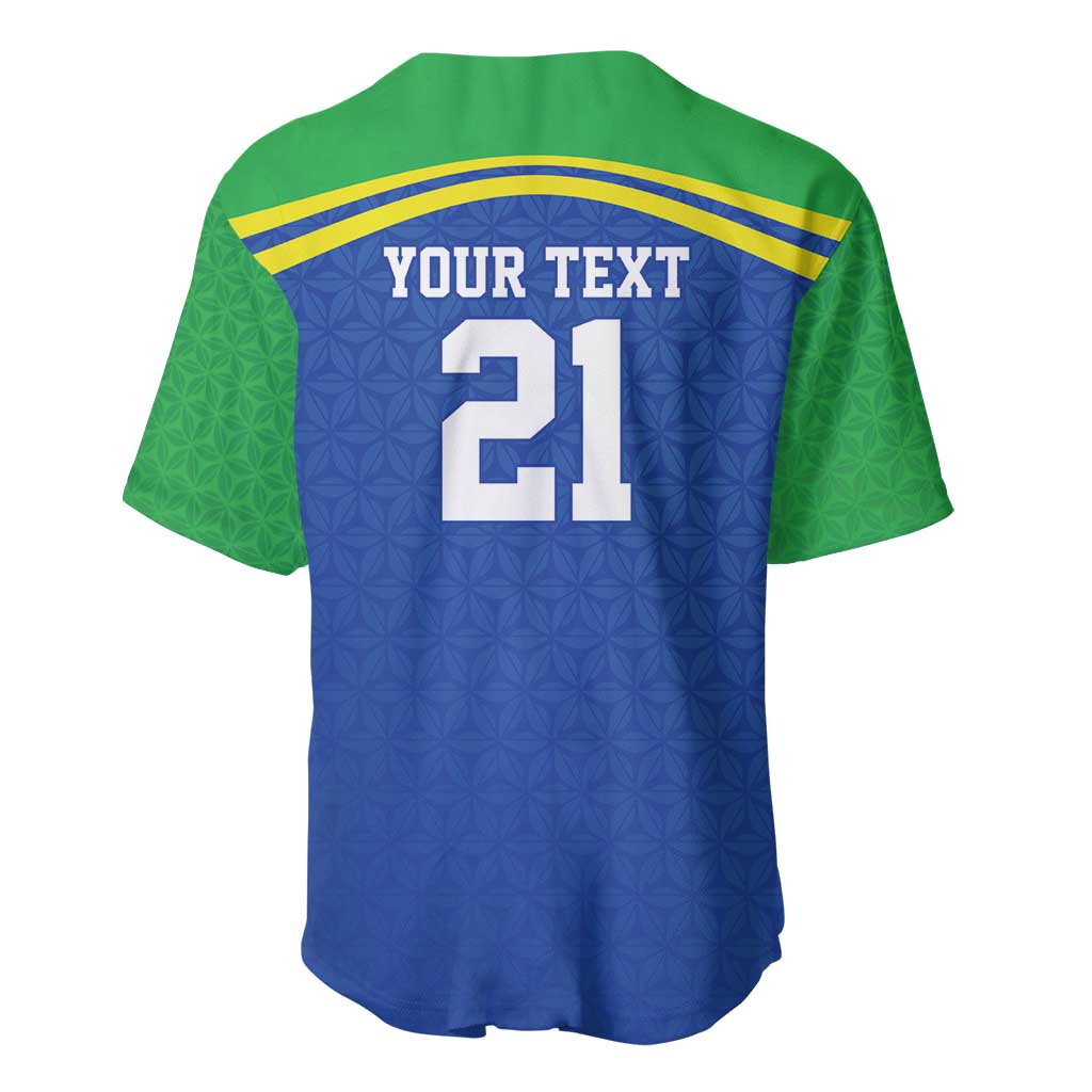 Custom Cicket African Tanzania Baseball Jersey The Cows Tanzania Pattern - African Pride