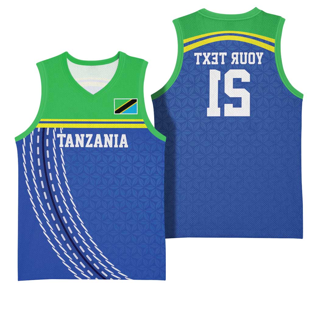 Custom Cicket African Tanzania Basketball Jersey The Cows Tanzania Pattern - African Pride