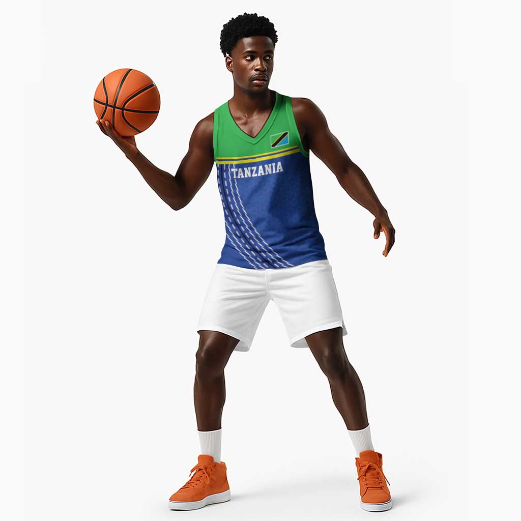 Custom Cicket African Tanzania Basketball Jersey The Cows Tanzania Pattern - African Pride