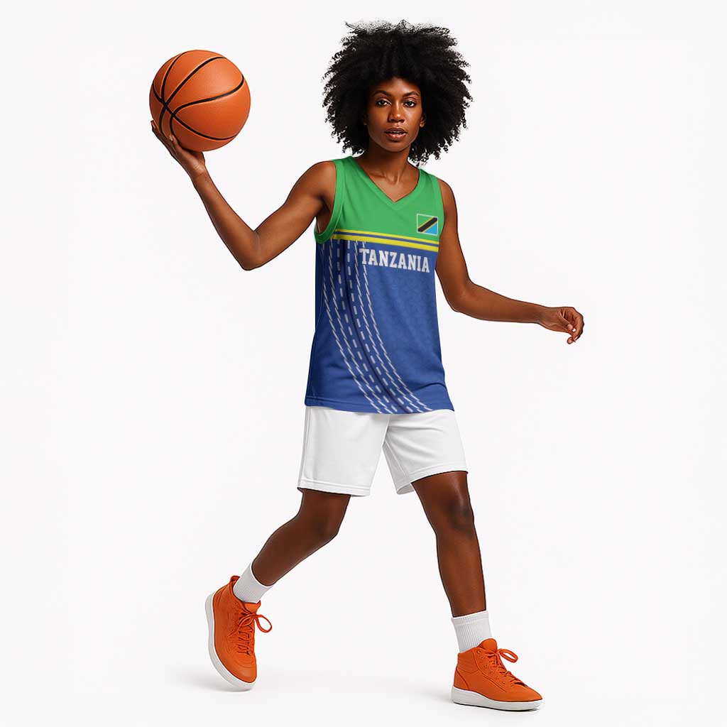 Custom Cicket African Tanzania Basketball Jersey The Cows Tanzania Pattern - African Pride