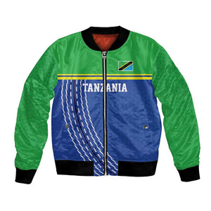 Custom Cicket African Tanzania Bomber Jacket The Cows Tanzania Pattern - African Pride