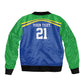 Custom Cicket African Tanzania Bomber Jacket The Cows Tanzania Pattern - African Pride