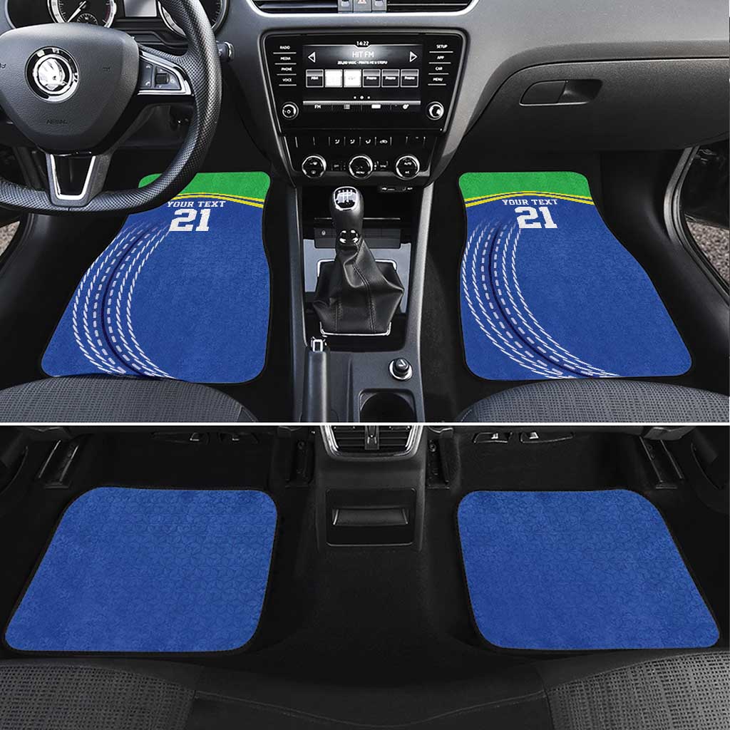 Custom Cicket African Tanzania Car Mats The Cows Tanzania Pattern - African Pride