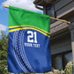 Custom Cicket African Tanzania Garden Flag The Cows Tanzania Pattern - African Pride