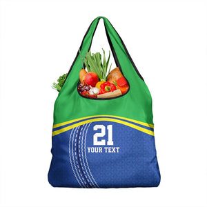 Custom Cicket African Tanzania Grocery Bag The Cows Tanzania Pattern - African Pride