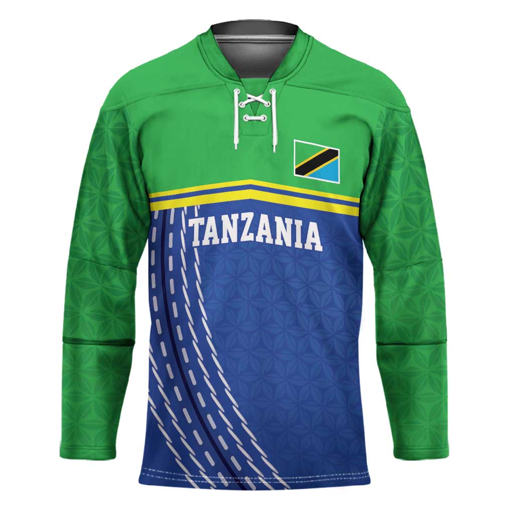 Custom Cicket African Tanzania Hockey Jersey The Cows Tanzania Pattern