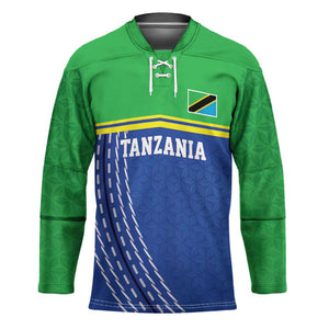 Custom Cicket African Tanzania Hockey Jersey The Cows Tanzania Pattern