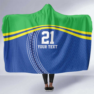 Custom Cicket African Tanzania Hooded Blanket The Cows Tanzania Pattern - African Pride