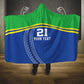 Custom Cicket African Tanzania Hooded Blanket The Cows Tanzania Pattern - African Pride