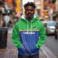 Custom Cicket African Tanzania Hoodie The Cows Tanzania Pattern - African Pride