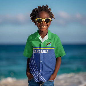 Custom Cicket African Tanzania Kid Hawaiian Shirt The Cows Tanzania Pattern - African Pride