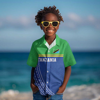 Custom Cicket African Tanzania Kid Hawaiian Shirt The Cows Tanzania Pattern - African Pride