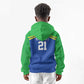 Custom Cicket African Tanzania Kid Hoodie The Cows Tanzania Pattern - African Pride