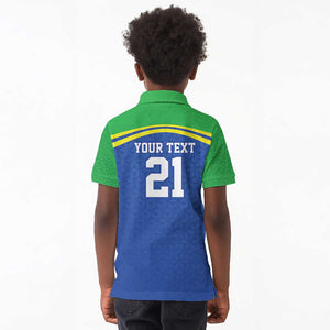 Custom Cicket African Tanzania Kid Polo Shirt The Cows Tanzania Pattern - African Pride
