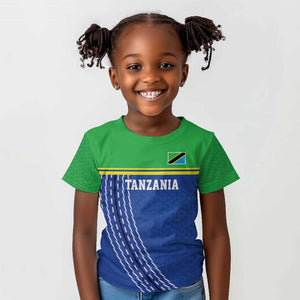 Custom Cicket African Tanzania Kid T shirt The Cows Tanzania Pattern - African Pride