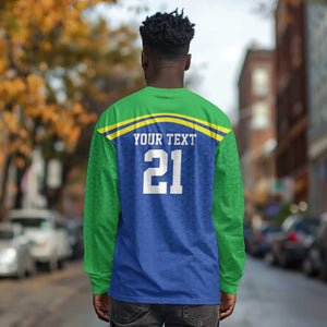Custom Cicket African Tanzania Long Sleeve Shirt The Cows Tanzania Pattern - African Pride