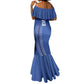 Custom Cicket African Tanzania Mermaid Dress The Cows Tanzania Pattern - African Pride