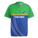 Custom Cicket African Tanzania Rugby Jersey The Cows Tanzania Pattern - African Pride