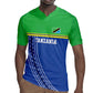 Custom Cicket African Tanzania Rugby Jersey The Cows Tanzania Pattern - African Pride