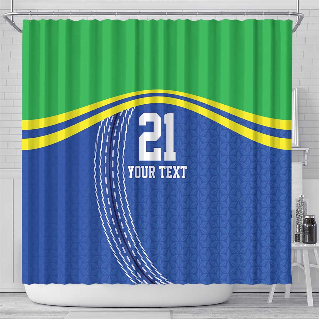 Custom Cicket African Tanzania Shower Curtain The Cows Tanzania Pattern - African Pride