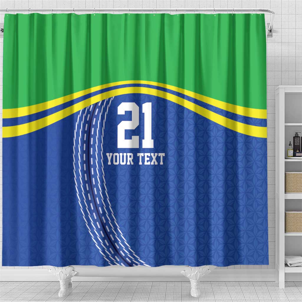 Custom Cicket African Tanzania Shower Curtain The Cows Tanzania Pattern - African Pride