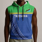 Custom Cicket African Tanzania Sleeveless Hoodie The Cows Tanzania Pattern - African Pride