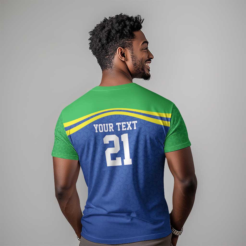 Custom Cicket African Tanzania T shirt The Cows Tanzania Pattern - African Pride