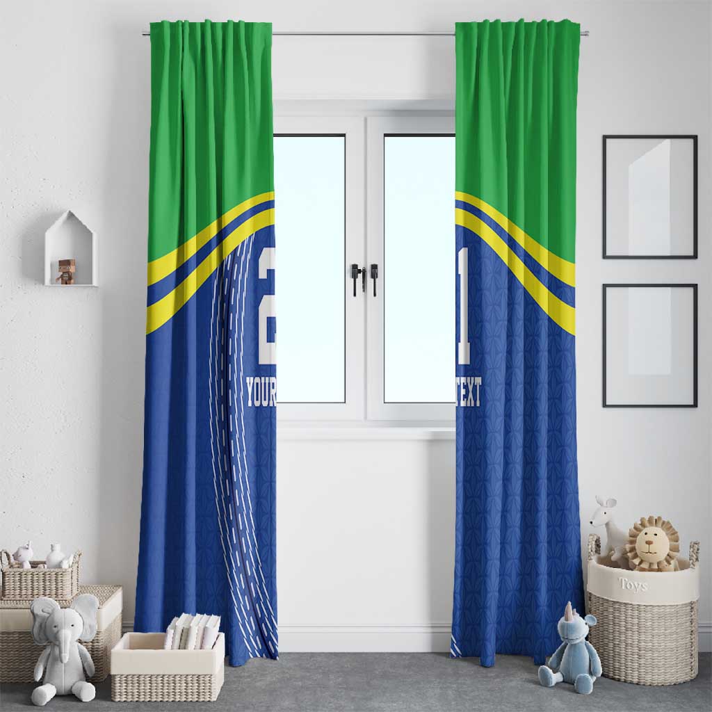 Custom Cicket African Tanzania Window Curtain The Cows Tanzania Pattern - African Pride