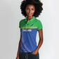 Custom Cicket African Tanzania Women Polo Shirt The Cows Tanzania Pattern - African Pride