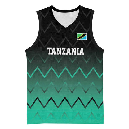 Custom Football African Tanzania Basketball Jersey Retro 2023-24 Tanzania History - African Pride