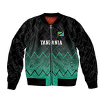 Custom Football African Tanzania Bomber Jacket Retro 2023-24 Tanzania History - African Pride