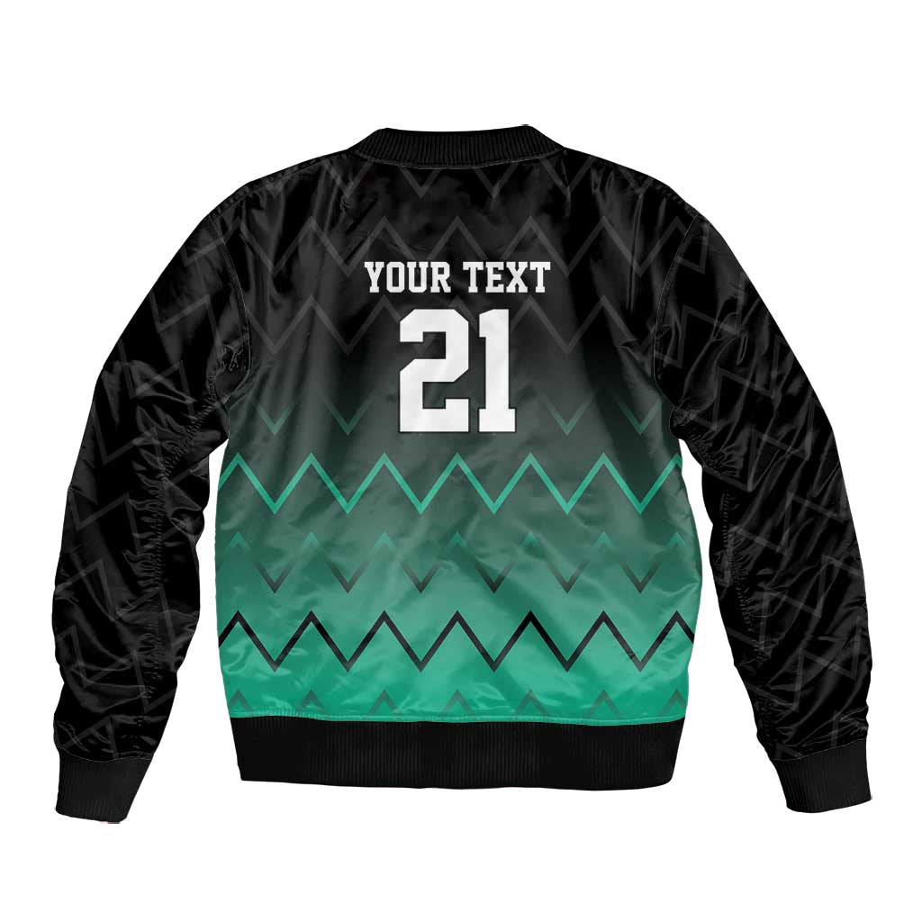 Custom Football African Tanzania Bomber Jacket Retro 2023-24 Tanzania History - African Pride
