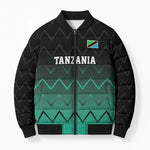 Custom Football African Tanzania Bomber Puffer Jacket Retro 2023-24 Tanzania History
