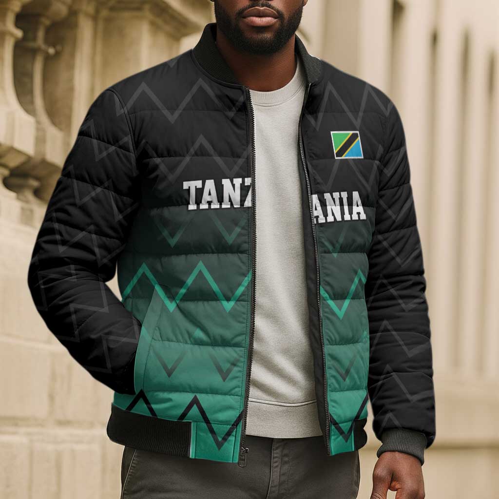 Custom Football African Tanzania Bomber Puffer Jacket Retro 2023-24 Tanzania History