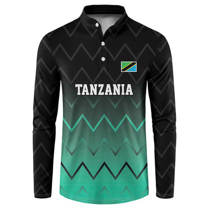 Custom Football African Tanzania Button Sweatshirt Retro 2023-24 Tanzania History