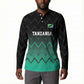 Custom Football African Tanzania Button Sweatshirt Retro 2023-24 Tanzania History