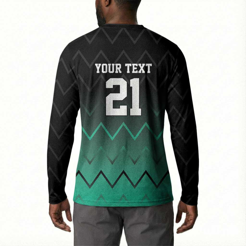 Custom Football African Tanzania Button Sweatshirt Retro 2023-24 Tanzania History