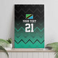 Custom Football African Tanzania Canvas Wall Art Retro 2023-24 Tanzania History - African Pride