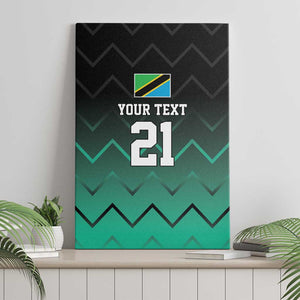 Custom Football African Tanzania Canvas Wall Art Retro 2023-24 Tanzania History - African Pride