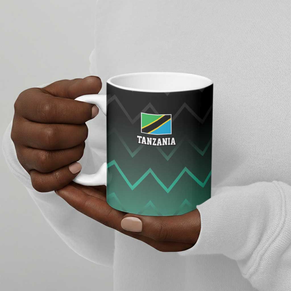 Custom Football African Tanzania Ceramic Mug Retro 2023-24 Tanzania History