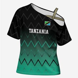 Custom Football African Tanzania Cross Shoulder Shirt Retro 2023-24 Tanzania History