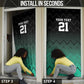 Custom Football African Tanzania Door Cover Retro 2023-24 Tanzania History